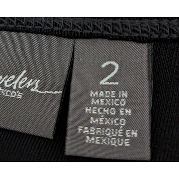 Chicos Travellers Aysymetrical Top size 2 Tunic Bust 41".CB26" Sides Longer - Picture 2 of 12